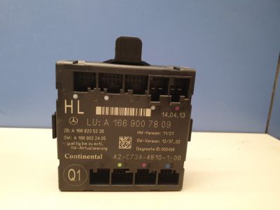 Блок комфорта задней левой двери для Mercedes GL-klasse X166 GL GLS 2012-