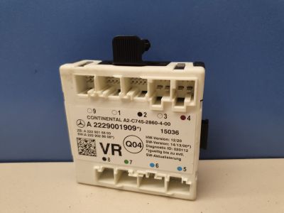 Блок комфорта передней правой двери для Mercedes S-klasse W222 2013-2020