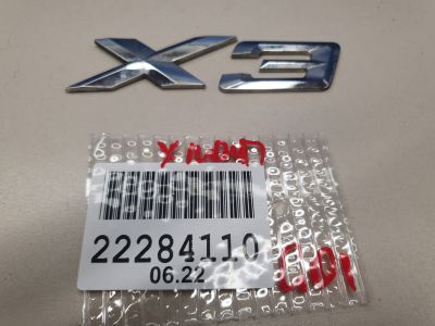 Эмблема двери багажника для BMW X3 G01 G08 2017-