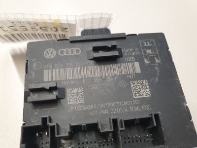 Блок комфорта задней левой двери для Audi A5 S5 8T Coupe Sportback 2008-2016