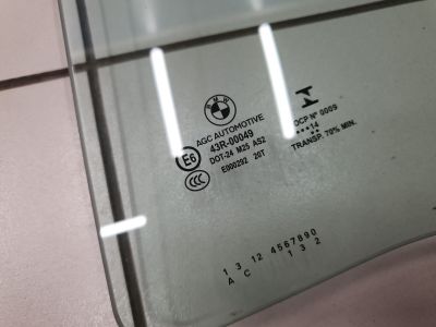 Стекло двери задней левой для BMW 5 F10 2009-2017