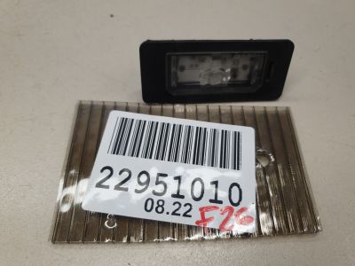 Фонарь подсветки номерного знака для BMW X4 F26 2014-2018