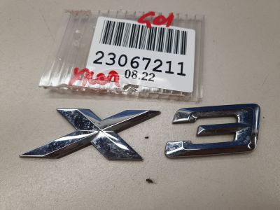 Эмблема крышки багажника для BMW X3 G01 G08 2017-