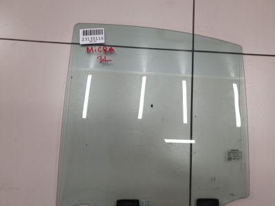 Стекло двери задней левой для Nissan Micra K12E 2002-2010