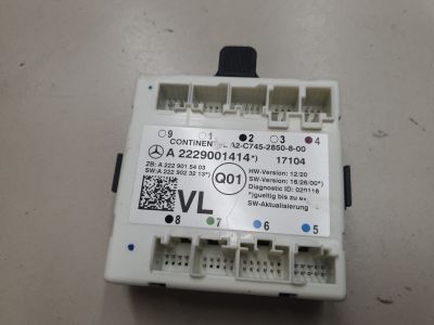 Блок комфорта передней левой двери для Mercedes S-klasse W222 2013-2020