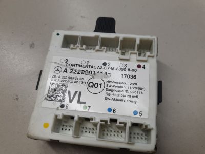 Блок комфорта передней левой двери для Mercedes C-klasse W205 2014-