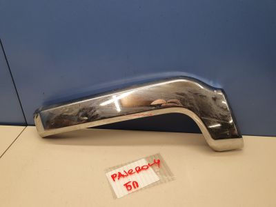 Молдинг переднего бампера левый для Mitsubishi Pajero V8 V9 2006-