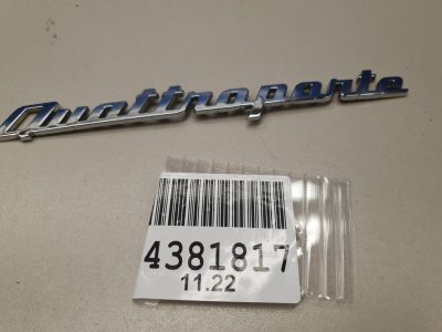 Эмблема крышки багажника для Maserati Quattroporte M156 2014-2021