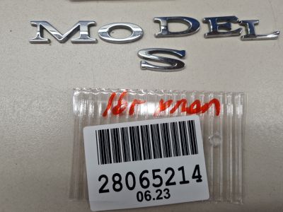 Эмблема крышки багажника для Tesla Model S 2012-