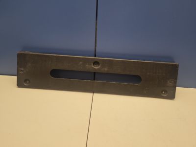 Накладка переднего бампера под номер для Hyundai Creta FH 2020-