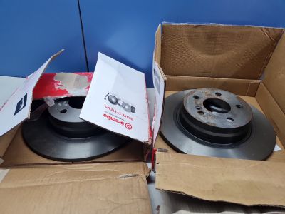 Комплект дисков тормозных задних для Mercedes C-klasse W204 2007-2015