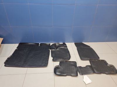 Комплект ковриков салона и багажника для Renault Duster 2021-