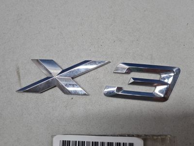 Эмблема двери багажника для BMW X3 G01 G08 2017-
