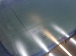 Стекло кузовное заднее левое глухое