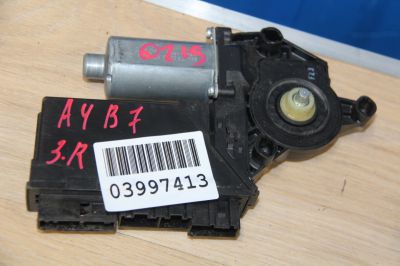 Моторчик стеклоподъёмника задний правый для Audi A4 B7 2004-2008