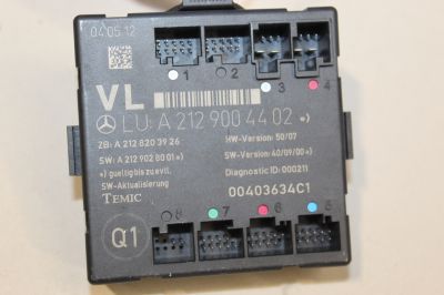 Блок комфорта задней левой двери для Mercedes E-klasse W212 2009-2016