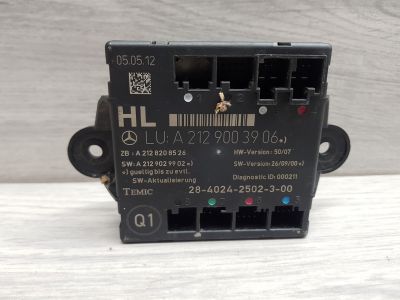 Блок комфорта задней левой двери для Mercedes E-klasse W212 2009-2016