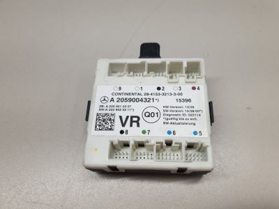 Блок комфорта передней правой двери для Mercedes C-klasse W205 2014-