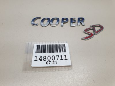 Эмблема двери багажника для Mini Countryman R60 2010-2016