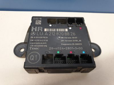 Блок комфорта задней правой двери для Mercedes E-klasse W212 2009-2016