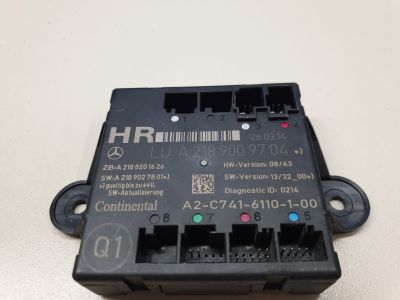 Блок комфорта задней правой двери для Mercedes E-klasse W212 2009-2016