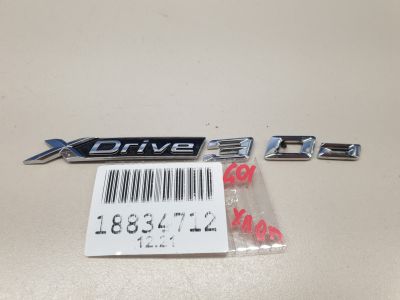 Эмблема двери багажника для BMW X3 G01 G08 2017-