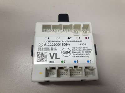 Блок комфорта передней левой двери для Mercedes C-klasse W205 2014-