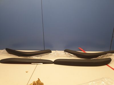 Комплект молдингов переднего бампера для Honda Jazz 2002-2008